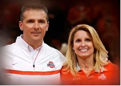 Shelley Meyer with husband Urban Meyer